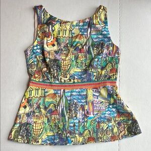 Anthropology Weston Sleeveless Top Size M